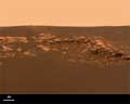 Mars Wallpaper: Rock Outcrop on surface of Mars