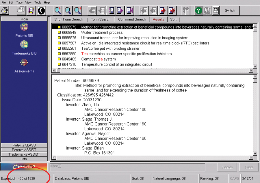Figure 6 Export Status Indication on Cassis2 User Interface