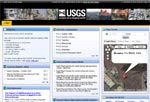 screenshot of USGS Netvibes page