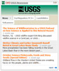 screenshot of USGS Netvibes widget