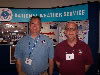 Steve Jenkins, left, and Randy Hensley, right, of the weather forecast office in Shreveport attend the 2008 Regional Diversity Conference held in Shreveport, LA.