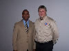 Ivory Youngblood, left and Keith Stellman, right, attend the 2008 Regional Diversity Conference in Shreveport, LA.