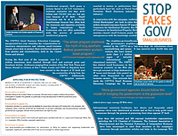 STOP Fakes brochure