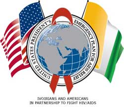 Cote d'Ivoire PEPFAR Logo - Ivoirians and Americans in Partnership to Fight HIV/AIDS