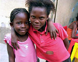 These children benefit from PEPFAR-supported services at the Bernhard Nordkamp Centre run by Catholic AIDS Action.