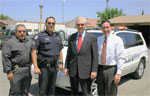 Under Secretary Dorr in Lindsay, Calif. with State Director Higgins and law enforcement officials