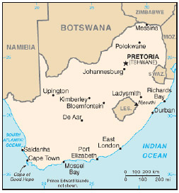 South Africa Map