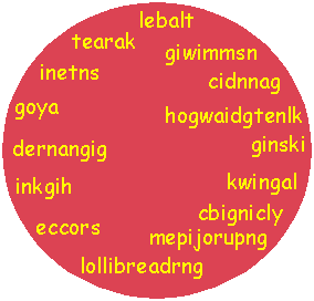 Activity Anagram Image