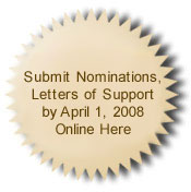 Submit Nominations, Letters of Support Online Here 