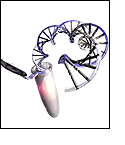 Illustration of double helix structure