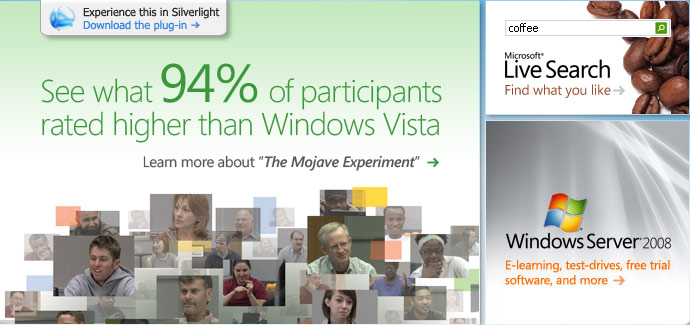Learn more about the Mojave Experiment and Windows Vista