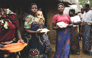 image of Women of Galufu, Malawi, a small village in southern Africa