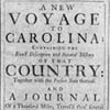Thumbnail image of  John Lawson's "A New Voyage to Carolina" (London, 1709)