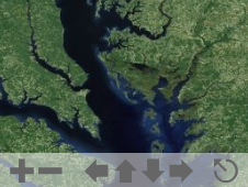 Landsat image of the Chesapeake Bay