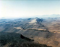 Figure 1 - aerial photo of Yucca Mountain