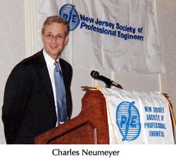 Charles Neumeyer, Engineer of the Year, NJSPE