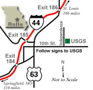 Rolla, Missouri map