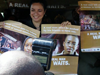 U.S. Ambassador Carmen Martinez is pictured at the launch of the HIV/AIDS prevention campaign, “Real Man, Real Woman”. Photo by Zambia In-Country Team