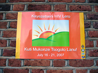 Poster advertising HIV Counseling and Testing Week, Malawi