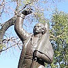 A Statue of Miguel Hidalgo