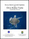 document cover with image of olive ridley turtle swimming