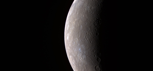 NASA's MESSENGER spacecraft is sending back images of Mercury in unprecedented detail.