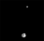 Pluto and Charon are tough to see even with the best telescopes.