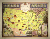  The Booklover's Map of the United
States