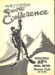 Cover of the meeting proceedings for the 17th annual 1949 Western Snow Conference held in Denver, Colorado (NRCS Image -- click to enlarge)