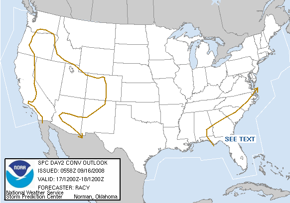 20080916 0600 UTC Day 2 Outlook Graphic