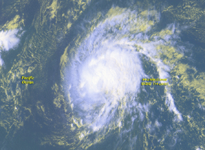 Click Here for a satellite image of Hurricane Huko