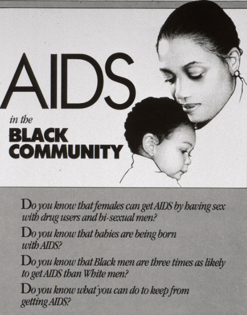 AIDS in the Black Community Poster