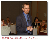 NHGRI Scientific Director Eric Green