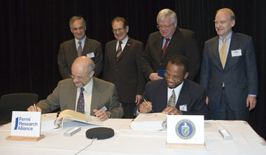 On November 1, 2006, the U.S. Department of Energy announced the award of a new $1.575 billion, five-year contract for management and operation of Fermi National Accelerator Laboratory (Fermilab) to the Fermi Research Alliance, LLC (FRA)