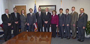 On November 1, 2007, at a White House ceremony, eight DOE “early career” researchers received the 2006 Presidential Early Career Award for Scientists and Engineers (PECASE), the highest honor bestowed by the U.S. government on outstanding scientists and engineers who are beginning their independent careers.