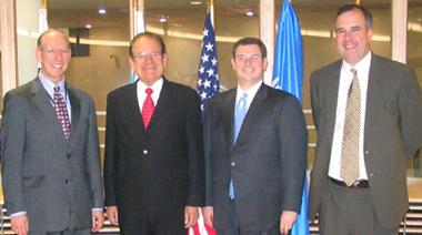 United States delegation to the initialing of the ITER Agreement
