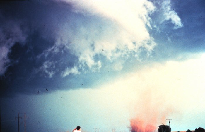 Tornado without Funnel near Rolla KS