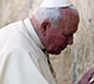 Pope John Paul II places a prayer in the Western Wall in Jerusalem during his historic trip to Israel in 2000.