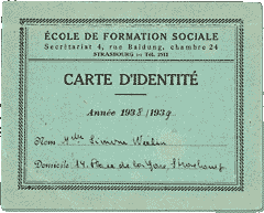 Simone Weil's falsified student card