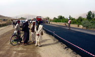 Photo of highway connecting Kabul and Kandahar.  Photo: USAID/ANE.  Click here to read more about USAID in Afghanistan.