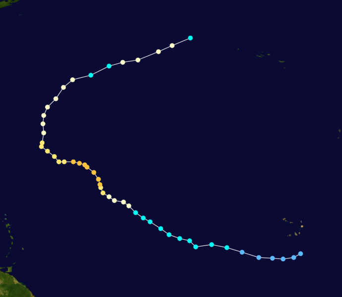 Hurricane Helene Track