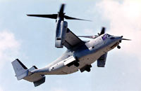 Osprey Takes First Rescue Flight in Ike