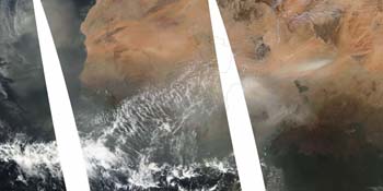 North Africa dust