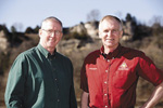 Missouri NRCS State Conservtionist Roger Hansen (left) and director Missouri Department of Conservation John Hoskins