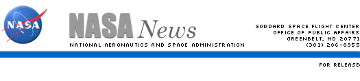 NASA News Header