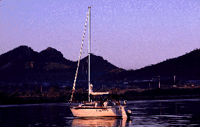 sailboat in water