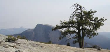 Half Dome as seen from North Dome