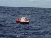 photo of deployed DART buoy