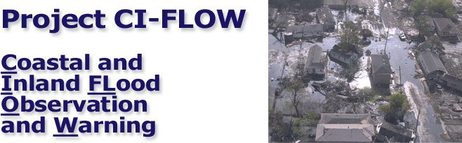 Project CI-FLOW: Coastal and Inland FLood Observation and Warning