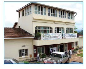 The PEPFAR-supported Society for Women
and AIDS in Africa counseling center in Kigali,
Rwanda, is a beacon of hope for people living
with HIV/AIDS.